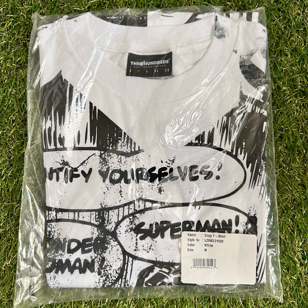 The Hundreds / DC Comics Copy Tshirt White - Picture 2 of 4